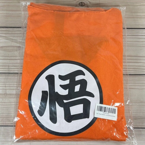 Super Saiyan Goku Dragon Ball Z Costume Orange Anime Jumpsuit Cosplay - Picture 5 of 5